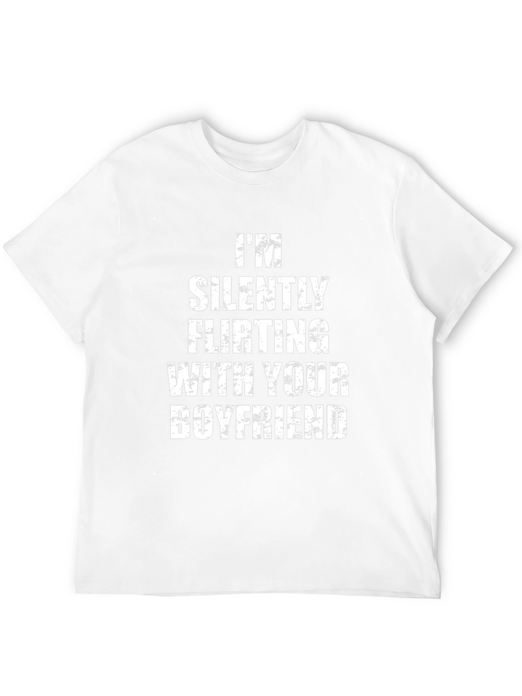 Flirty Boyfriend Tee - Black Graphic T-Shirt