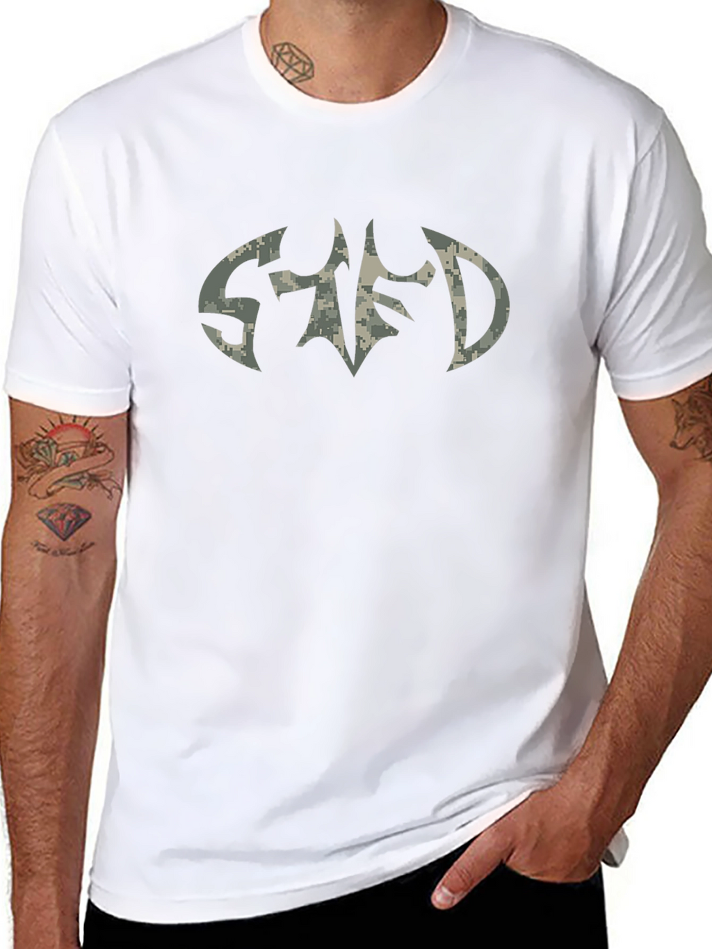 Camouflage SYFD Batman T-Shirt