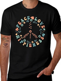 Peace Love Hippieness Graphic T-Shirt