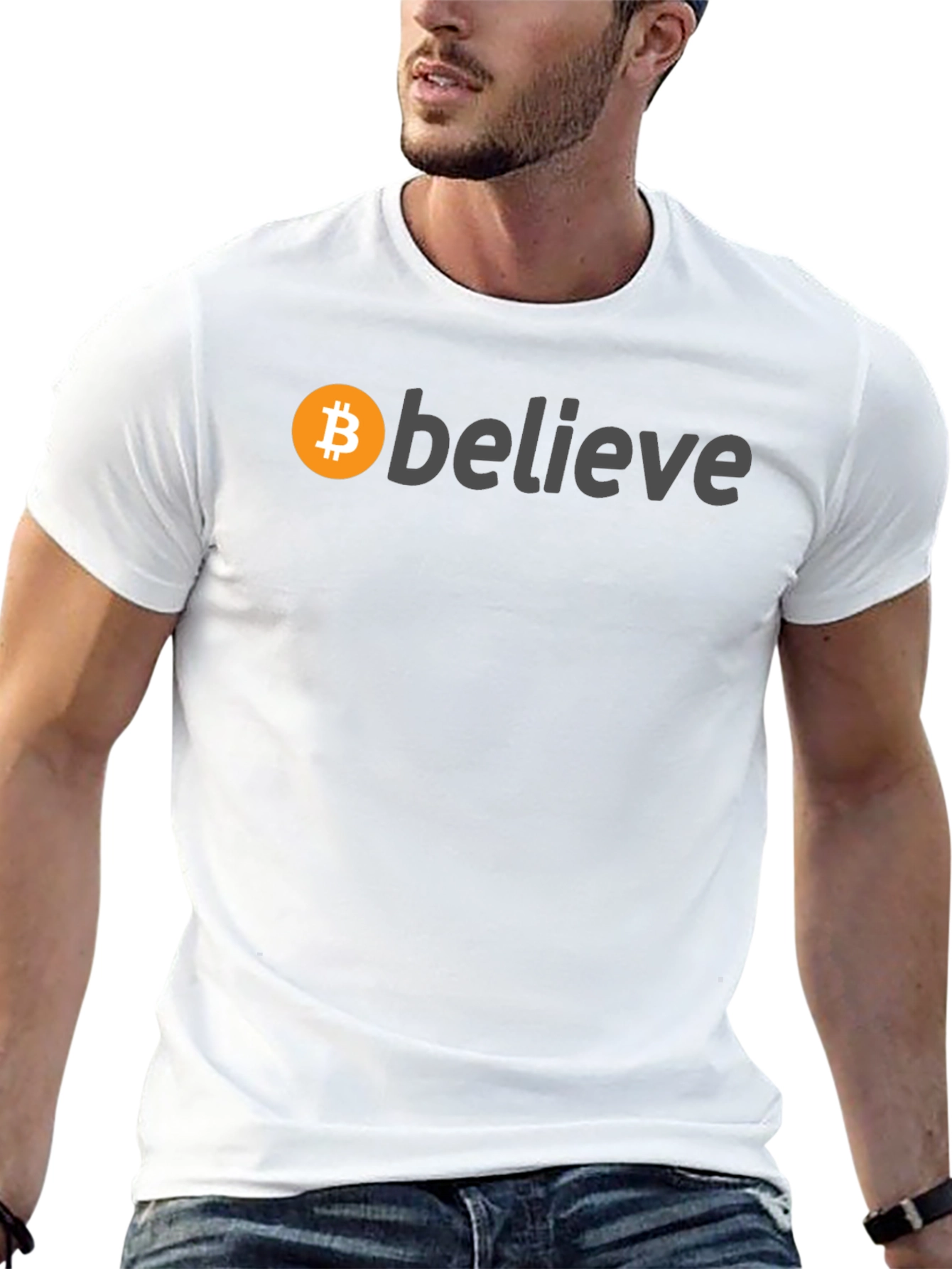 Bitcoin Believe Black T-Shirt