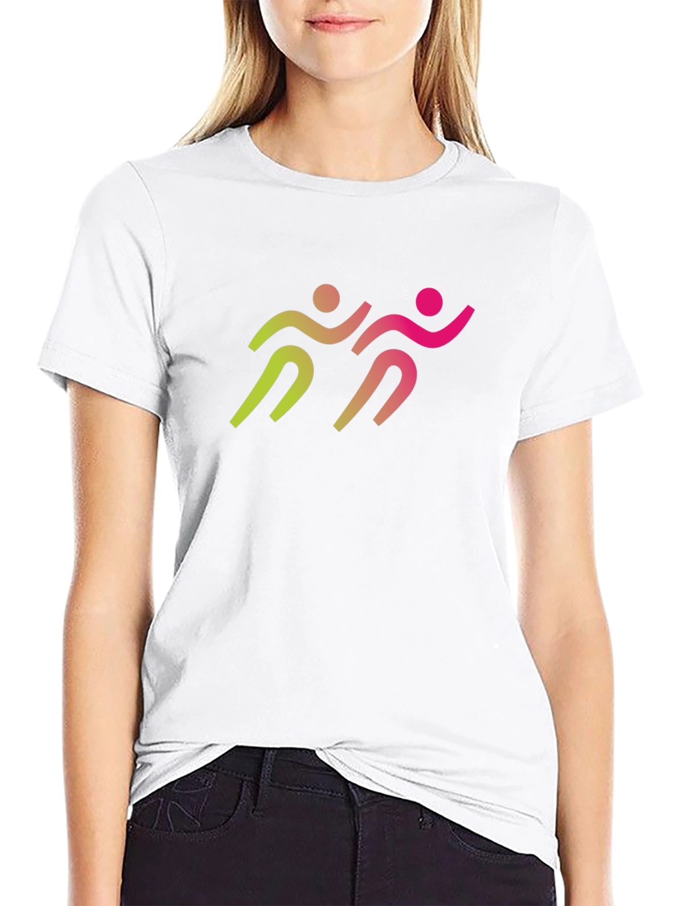 Runner Graphic Tee - Black Cotton Blend