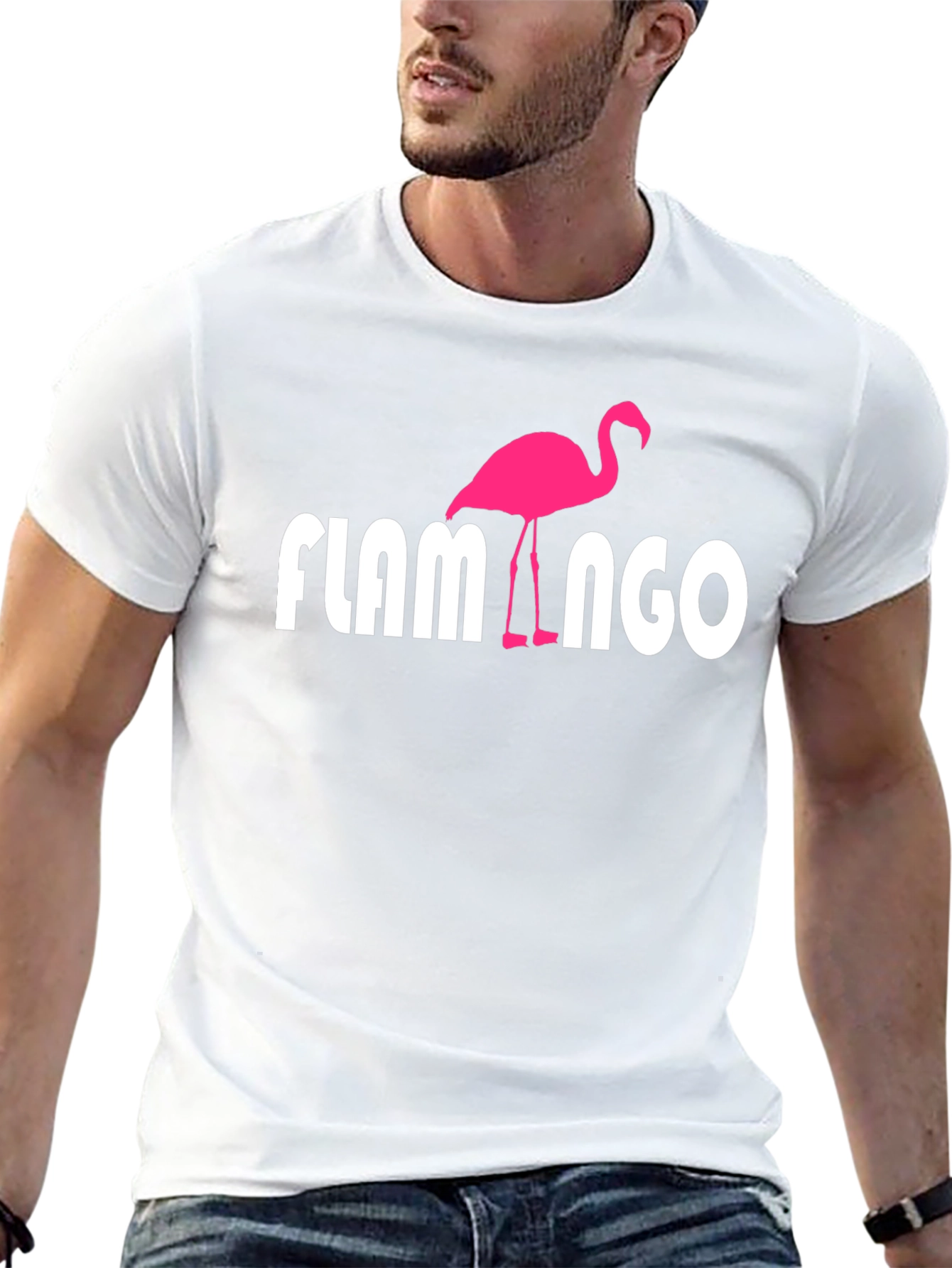 Flamingo Graphic T-Shirt - Fun & Stylish Cotton Tee