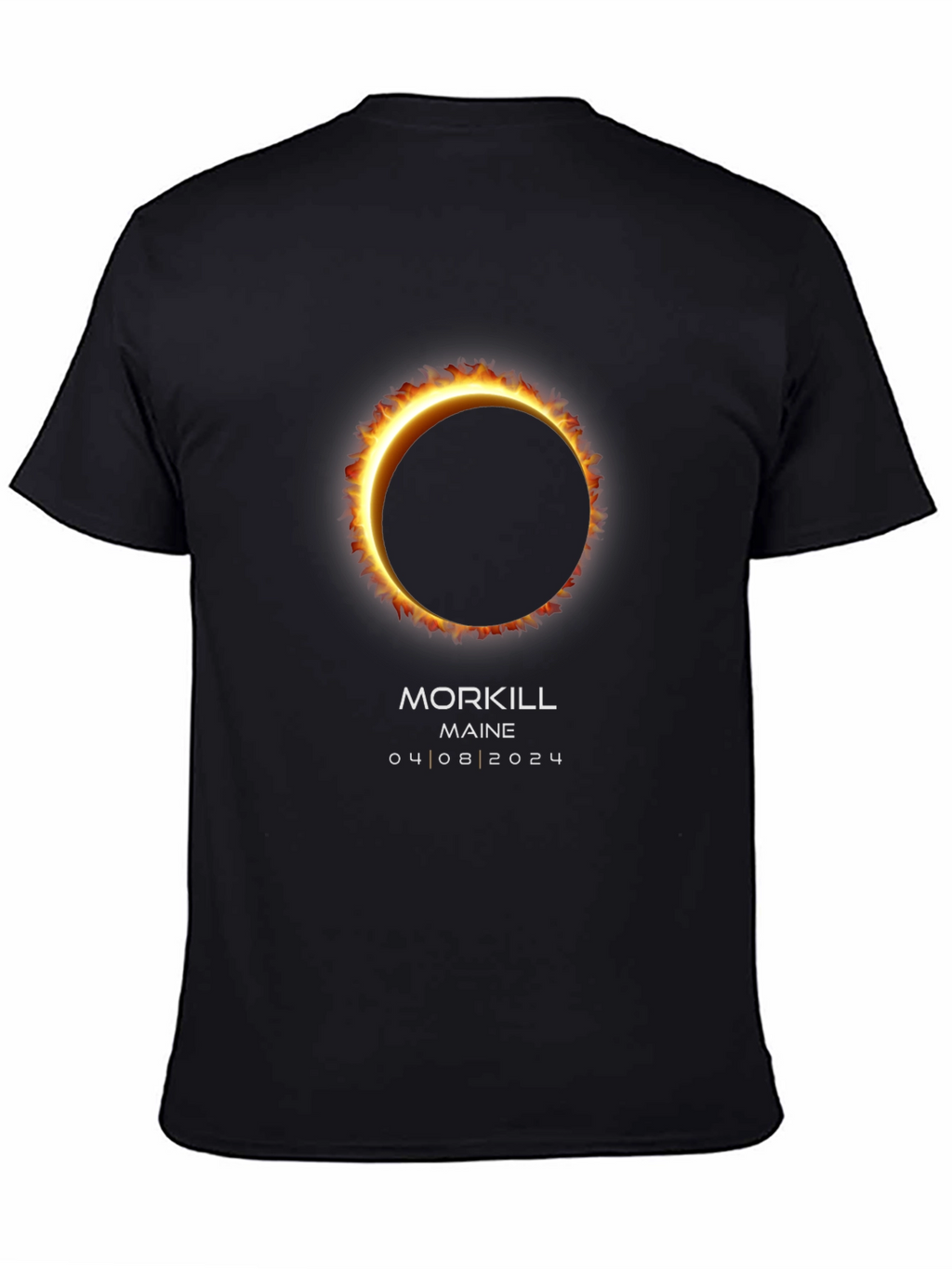 Total Solar Eclipse Morkill Maine 2024 T-Shirt