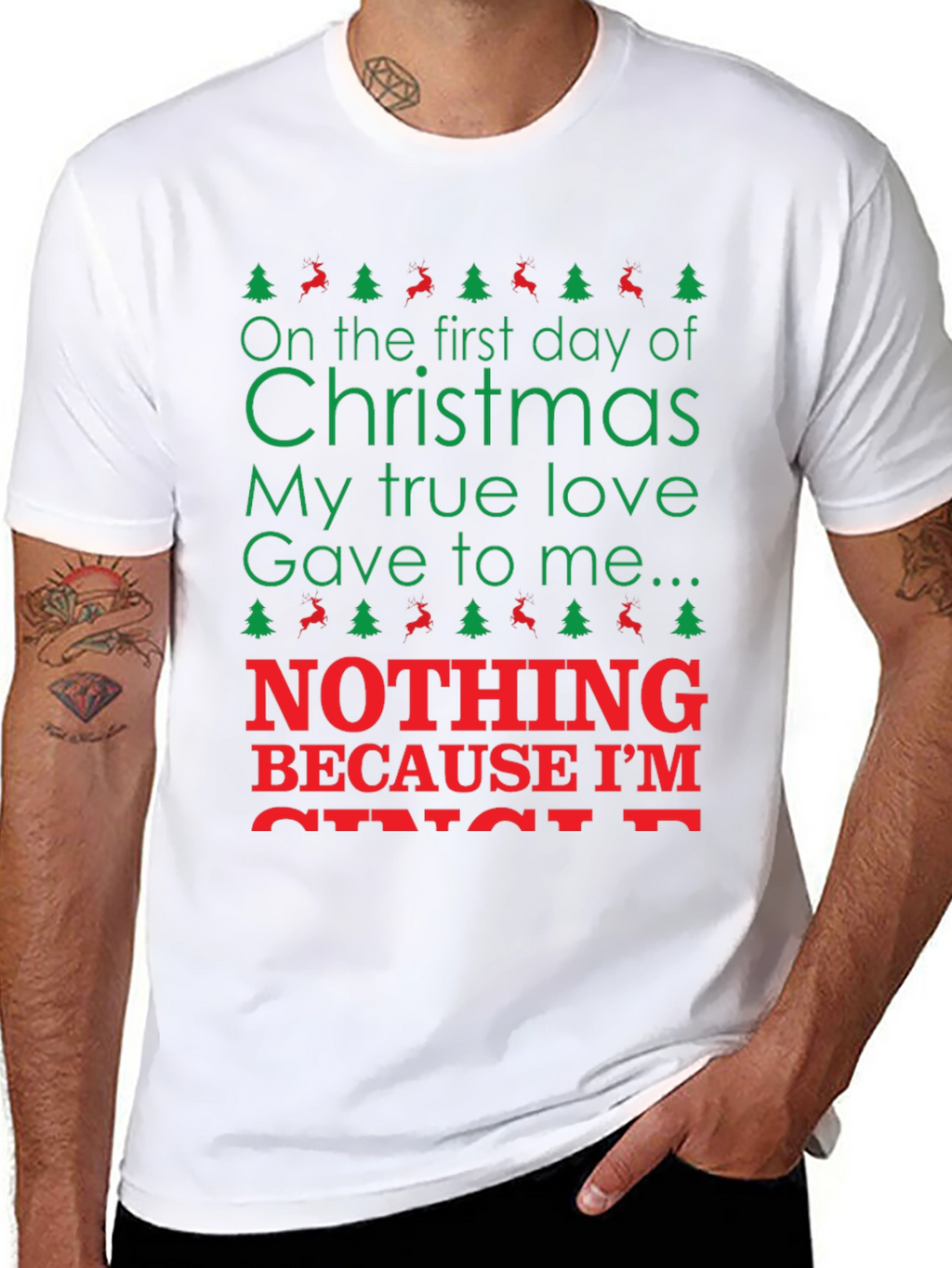 Christmas Nothing T-Shirt - Holiday Humor Tee