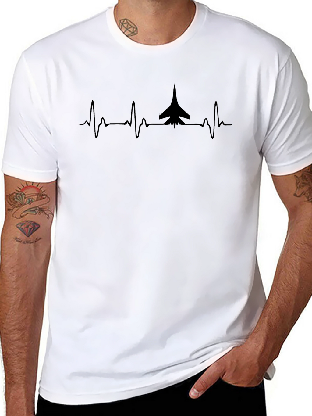 Jet Pulse Black T-Shirt