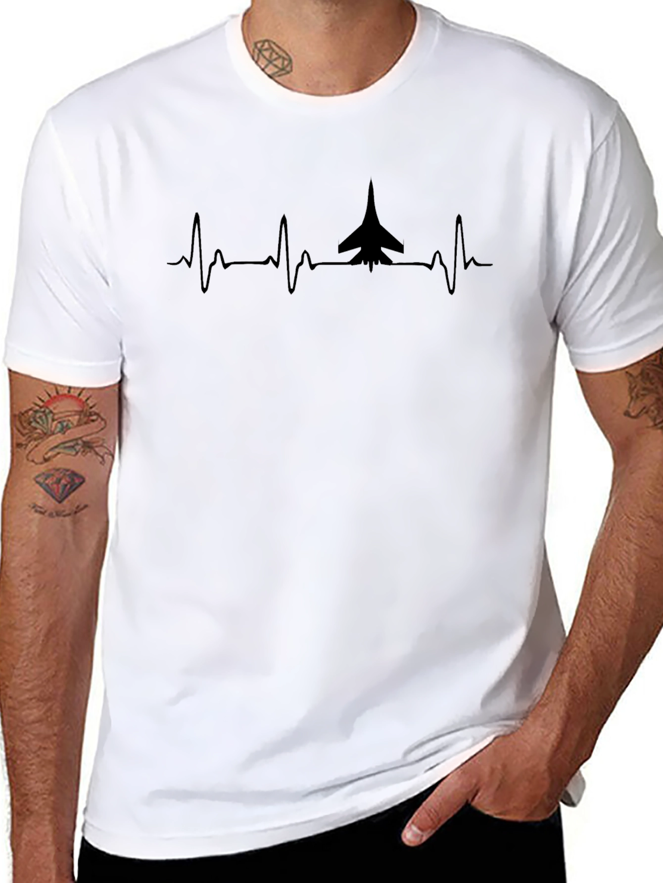 Jet Pulse Black T-Shirt
