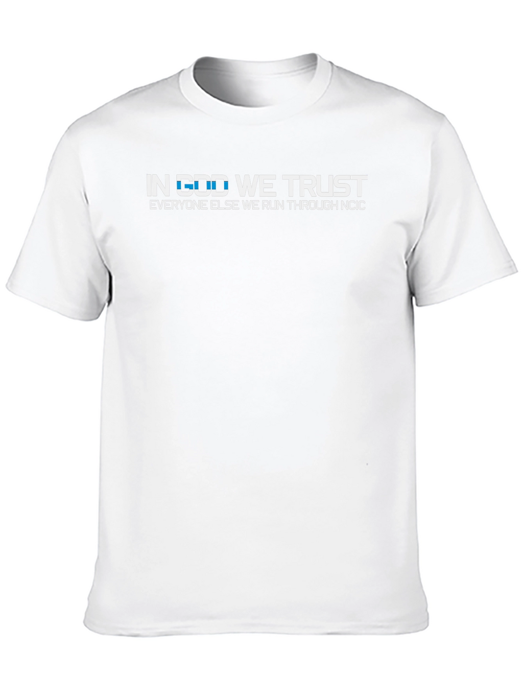 In God We Trust Black Graphic T-Shirt