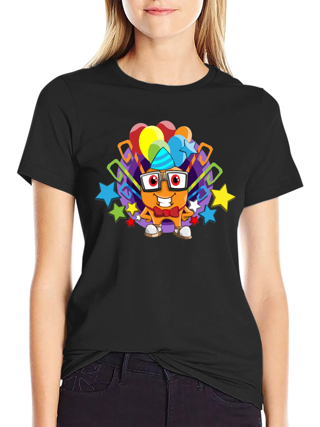Cartoon Character Graphic T-Shirt