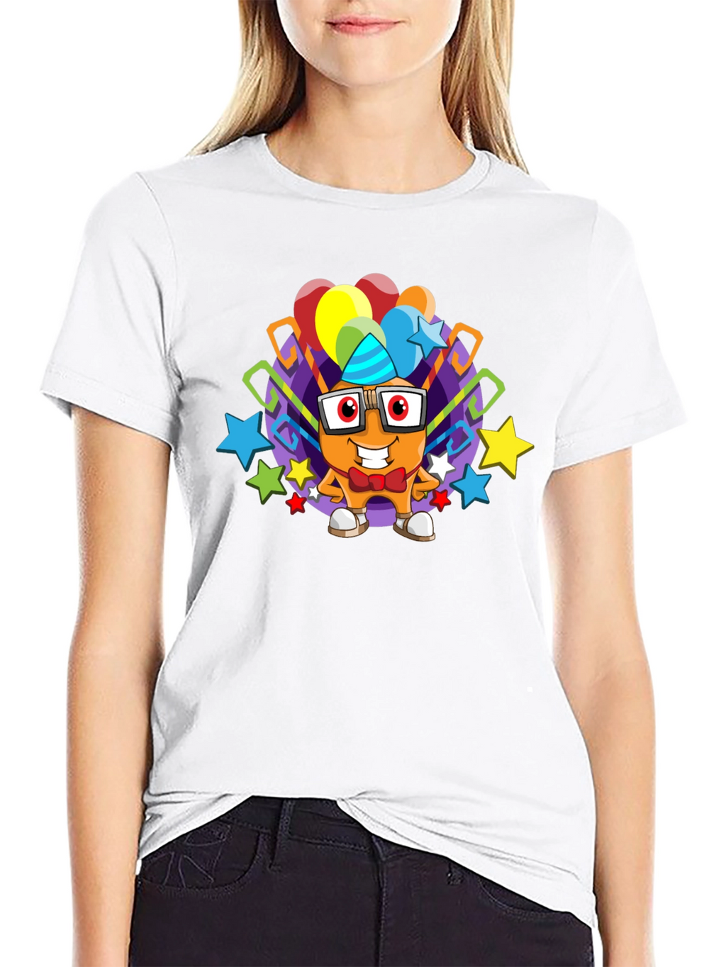 Cartoon Character Graphic T-Shirt