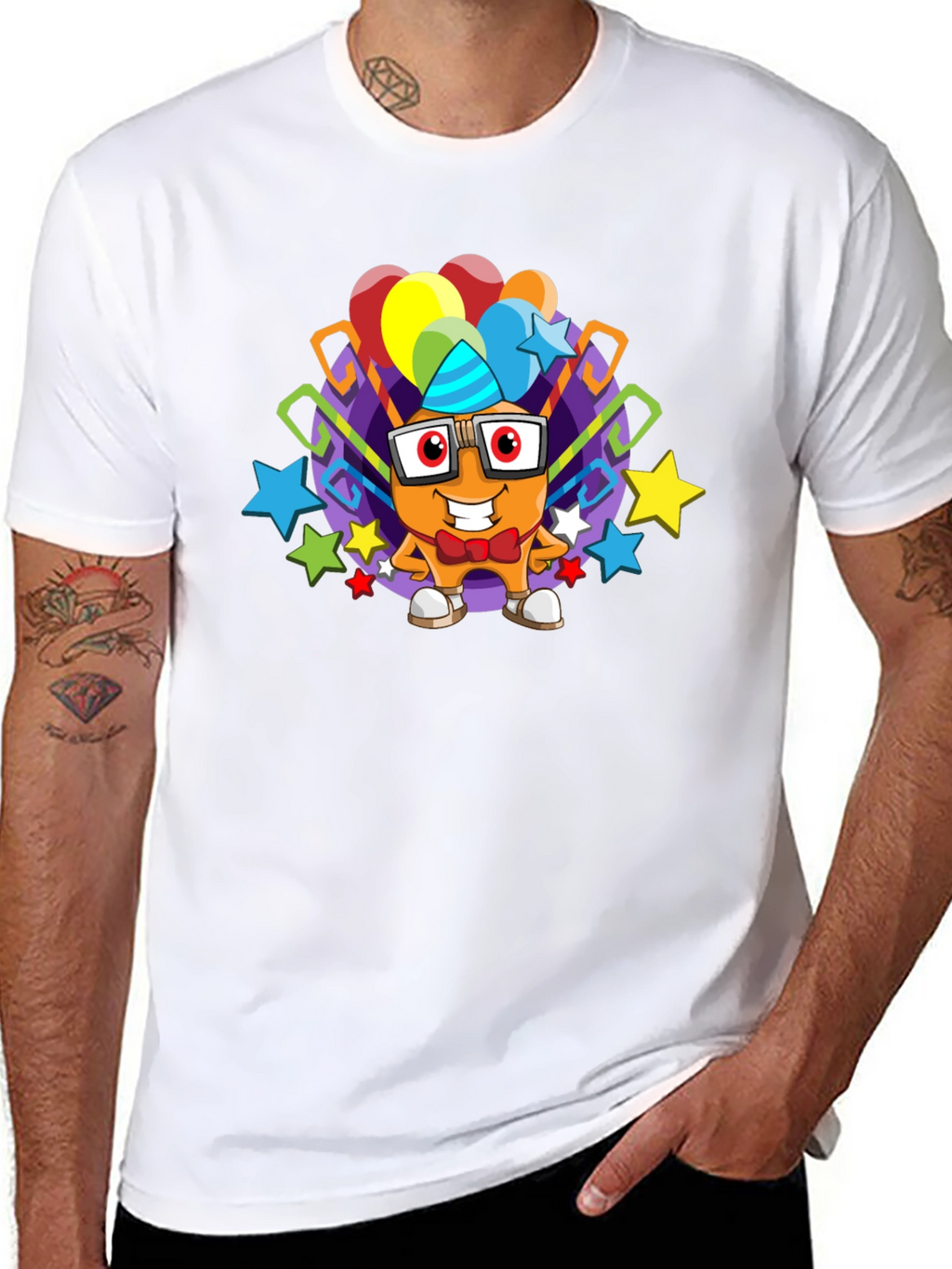 Cartoon Character Graphic T-Shirt
