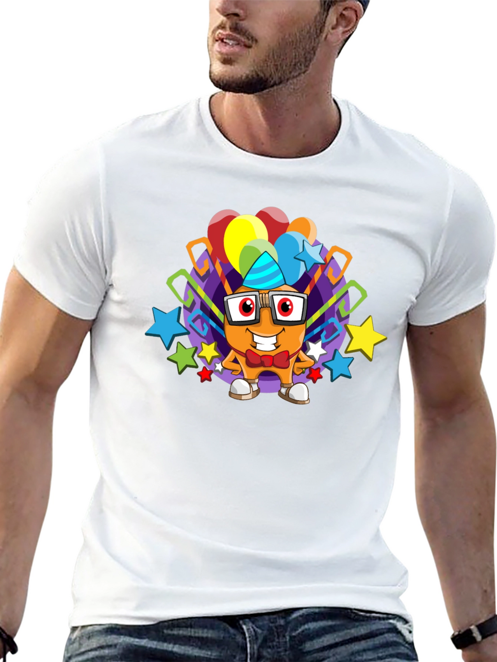 Cartoon Character Graphic T-Shirt