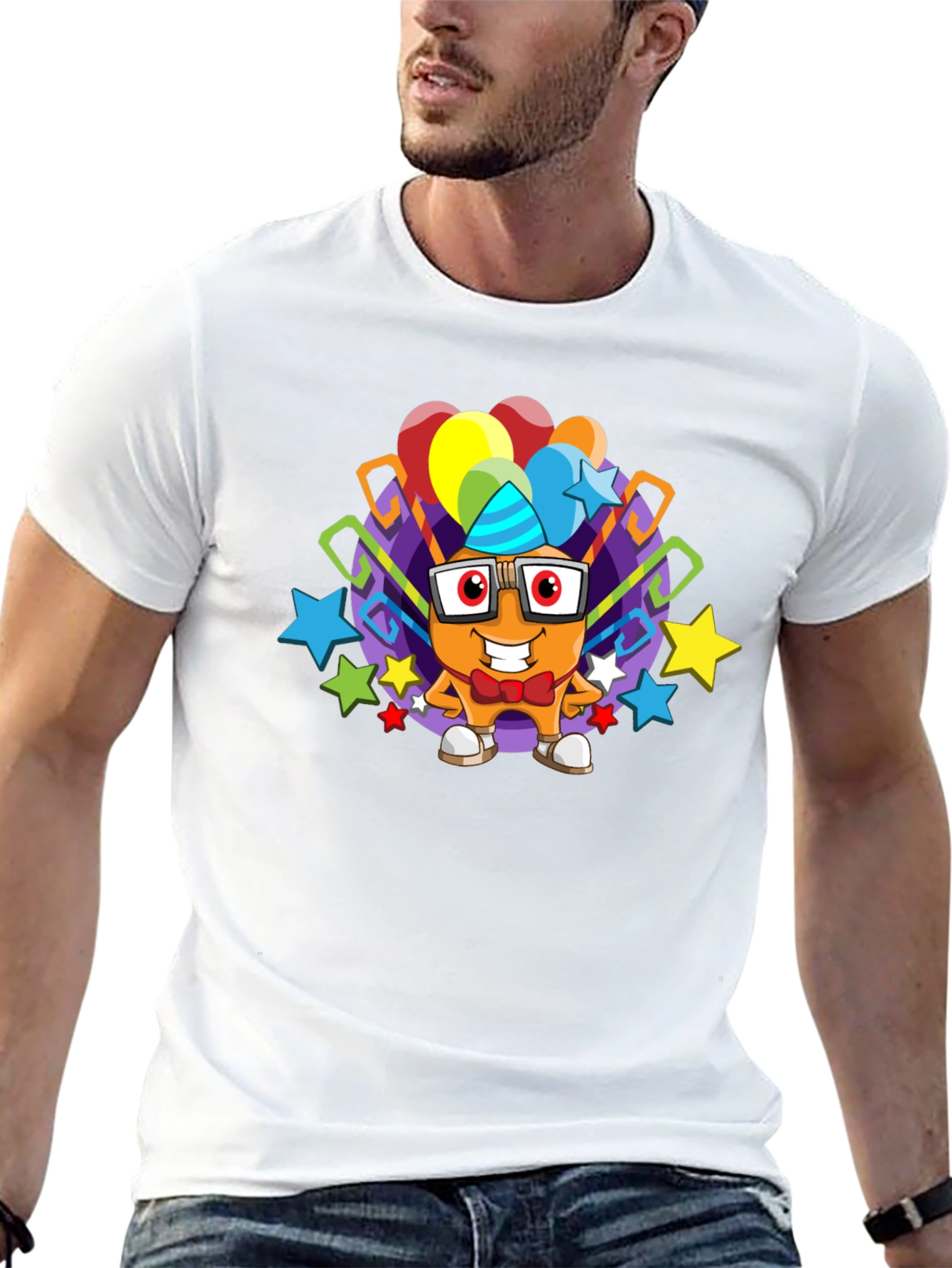 Cartoon Character Graphic T-Shirt