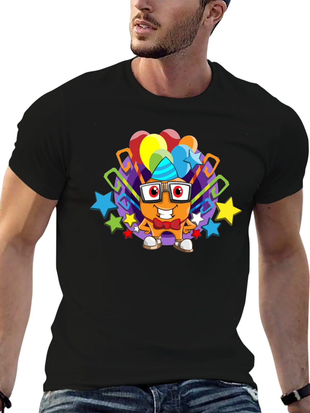 Cartoon Character Graphic T-Shirt