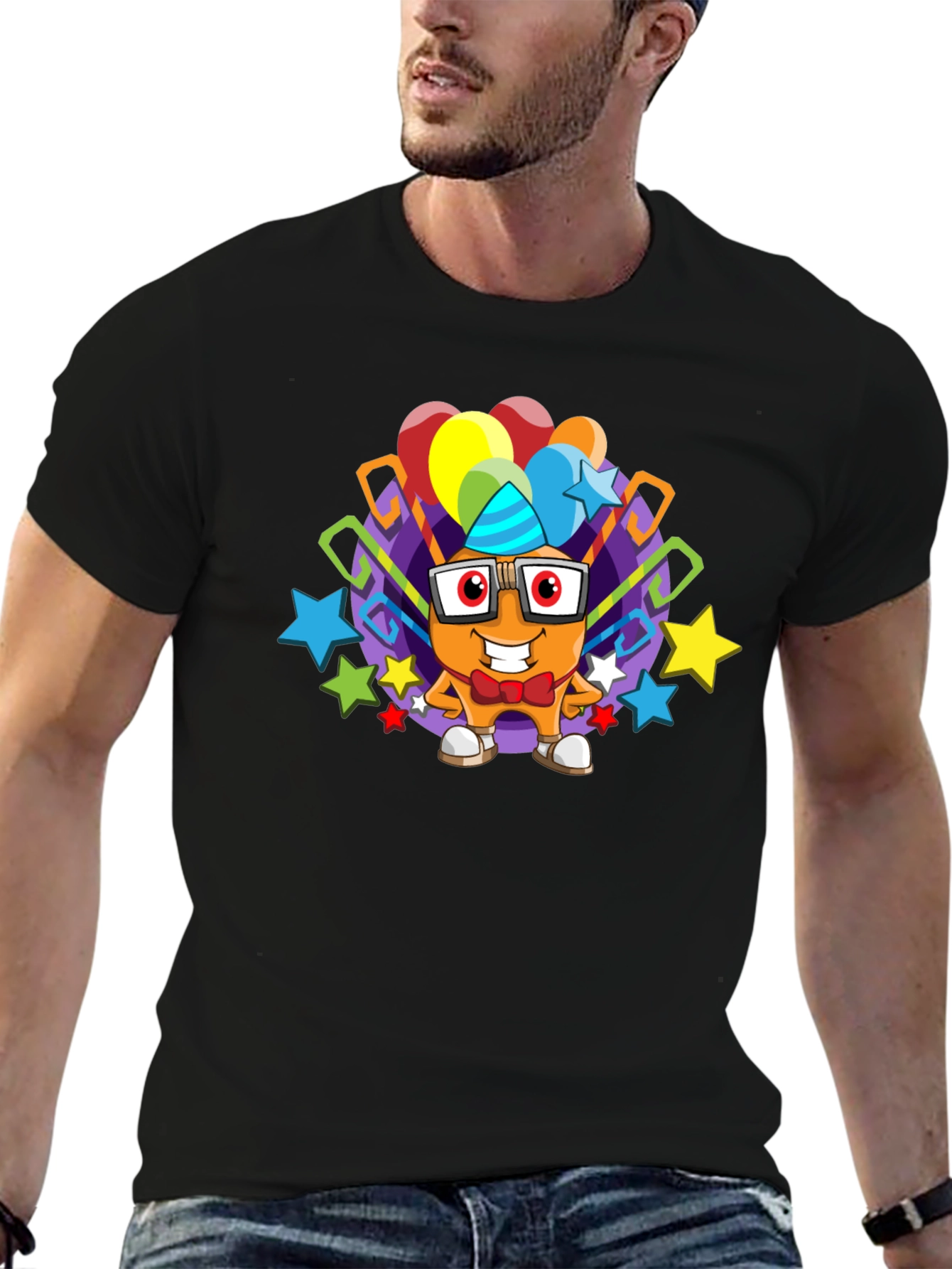 Cartoon Character Graphic T-Shirt