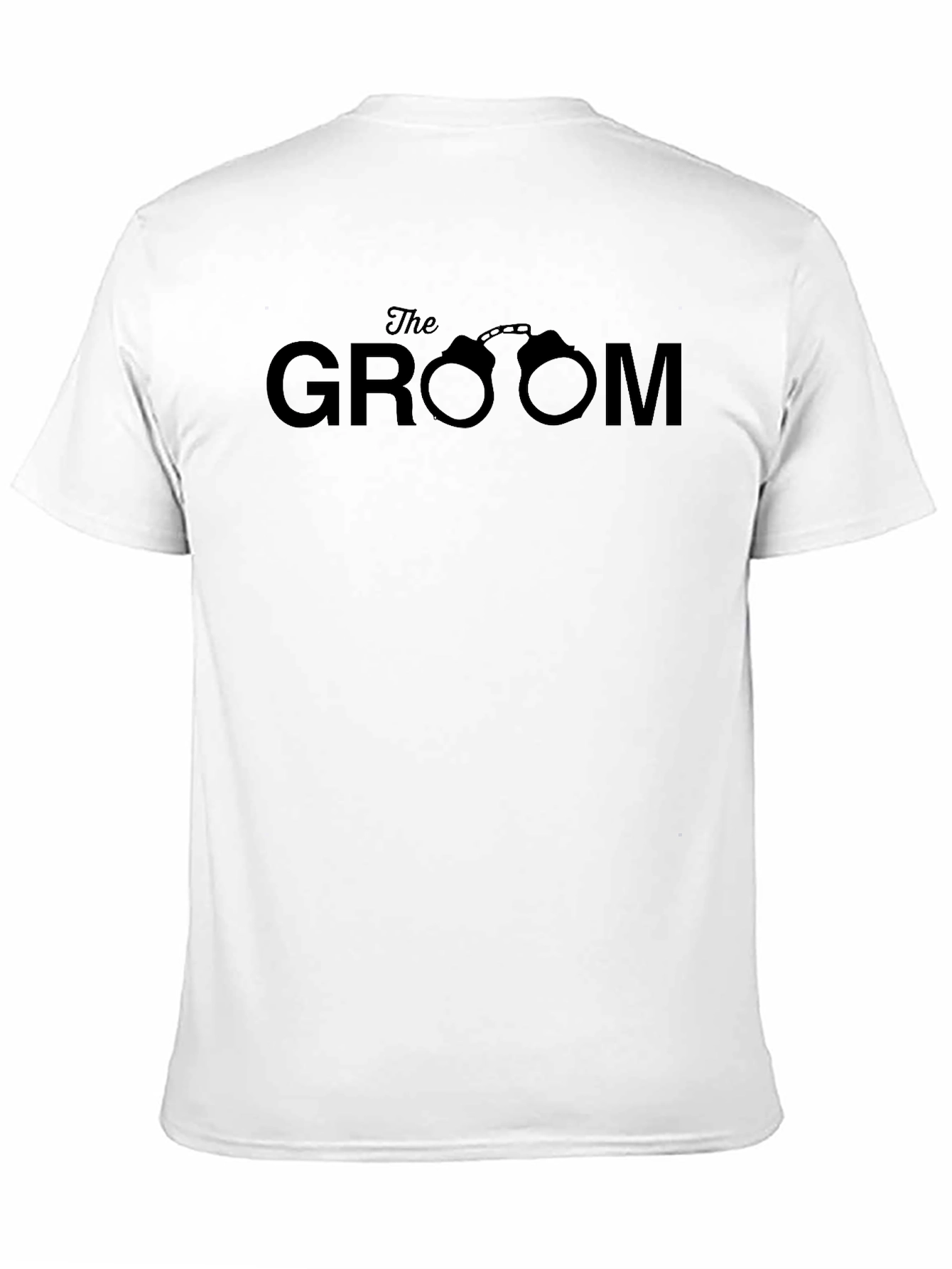 Groom Handcuffs Graphic T-Shirt - Bachelor Party Tee