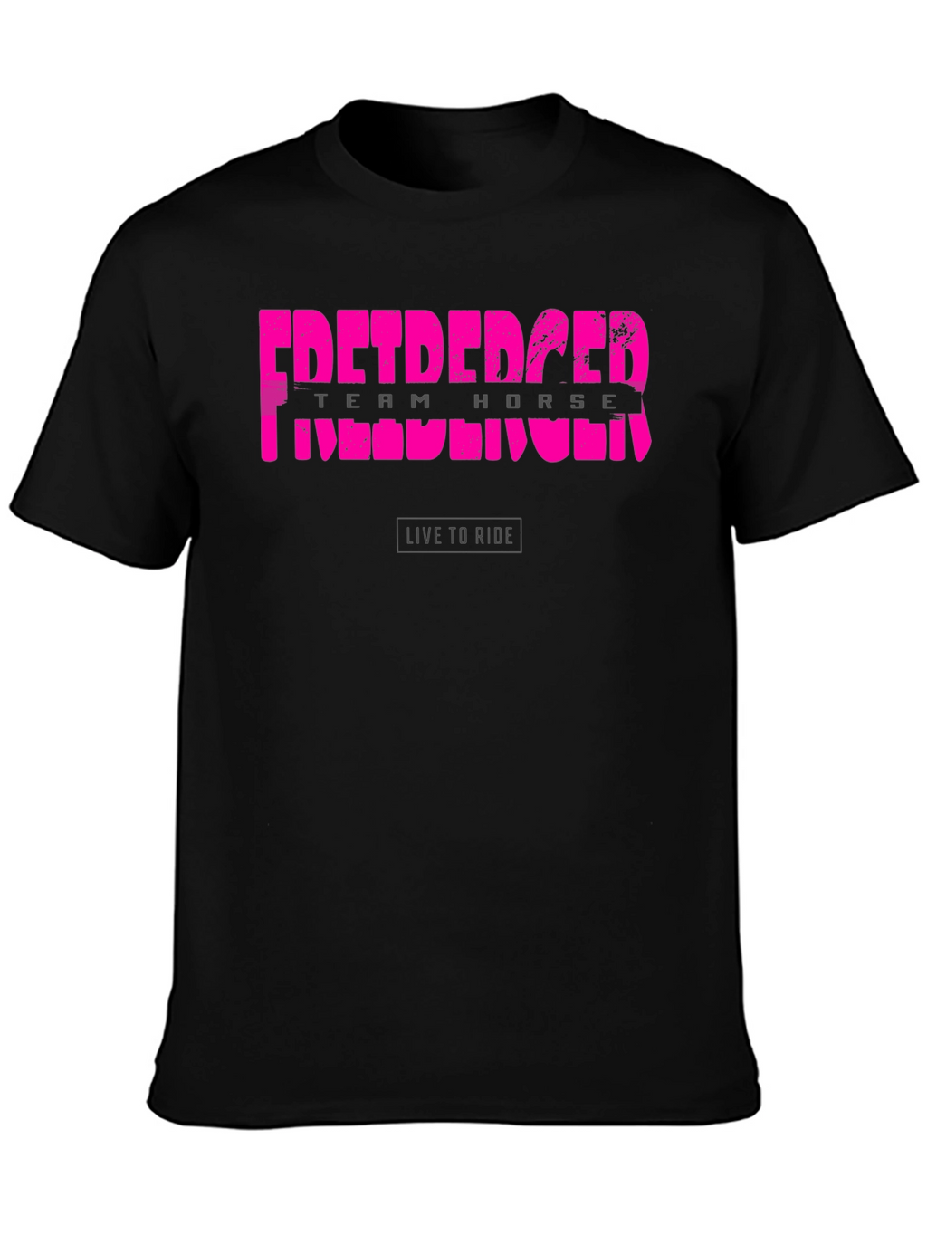 Freiberger Team Horse Black T-Shirt