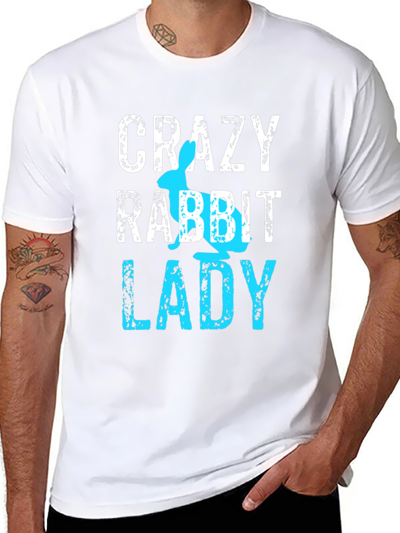 Crazy Rabbit Lady T-Shirt