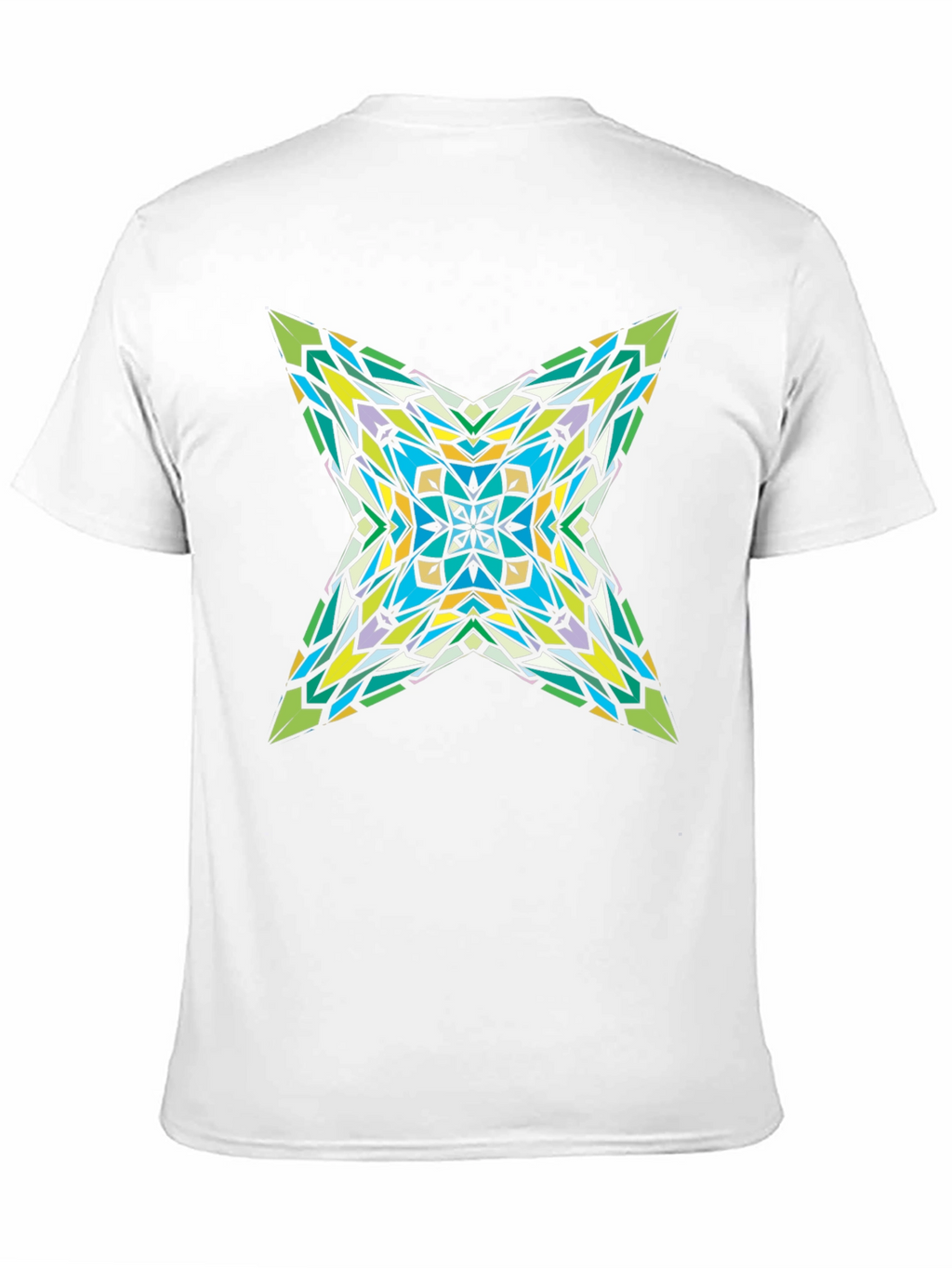 Kaleidoscope Star Graphic Black T-Shirt