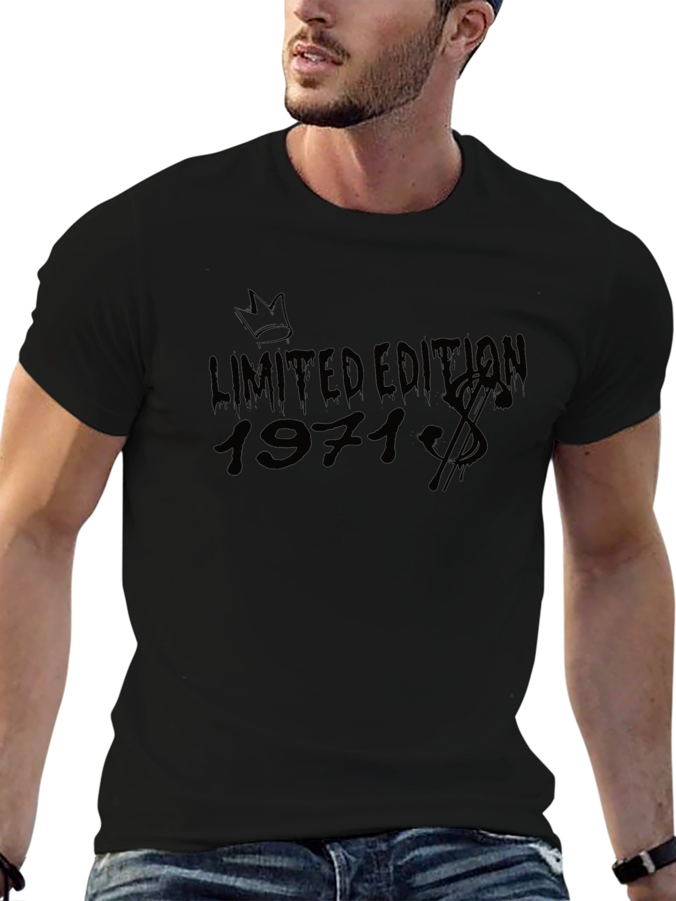 Limited Edition 1971 Black Graphic T-Shirt