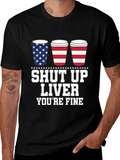 Shut Up Liver Youre Fine Black T-Shirt