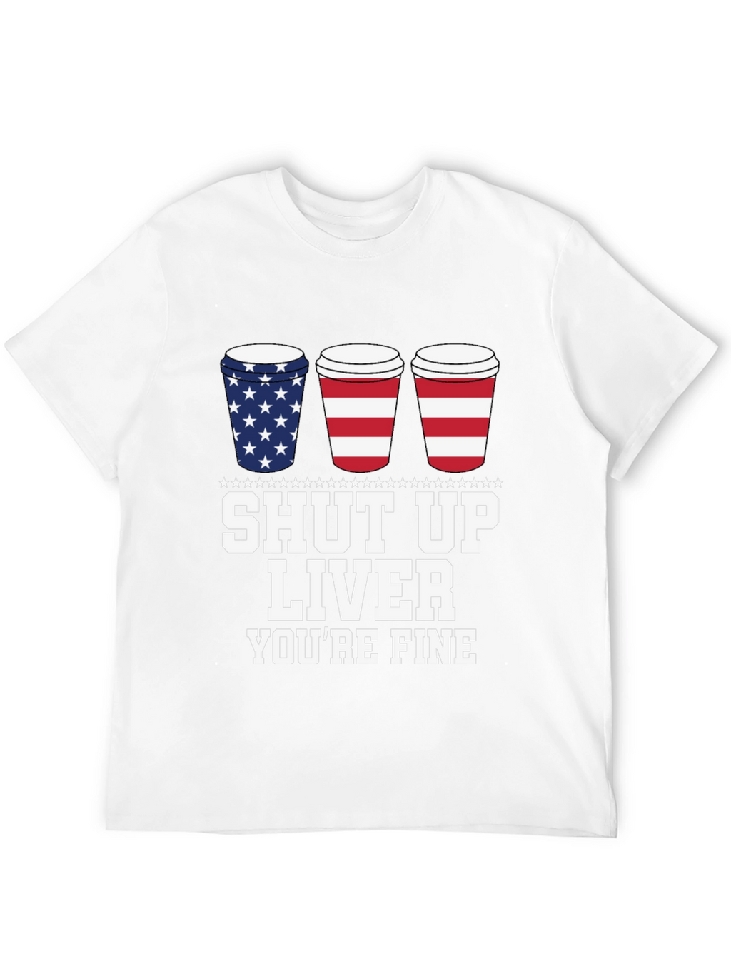 Shut Up Liver Youre Fine Black T-Shirt