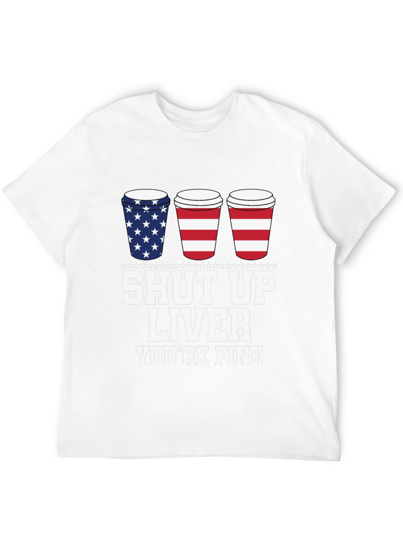 Shut Up Liver Youre Fine Black T-Shirt