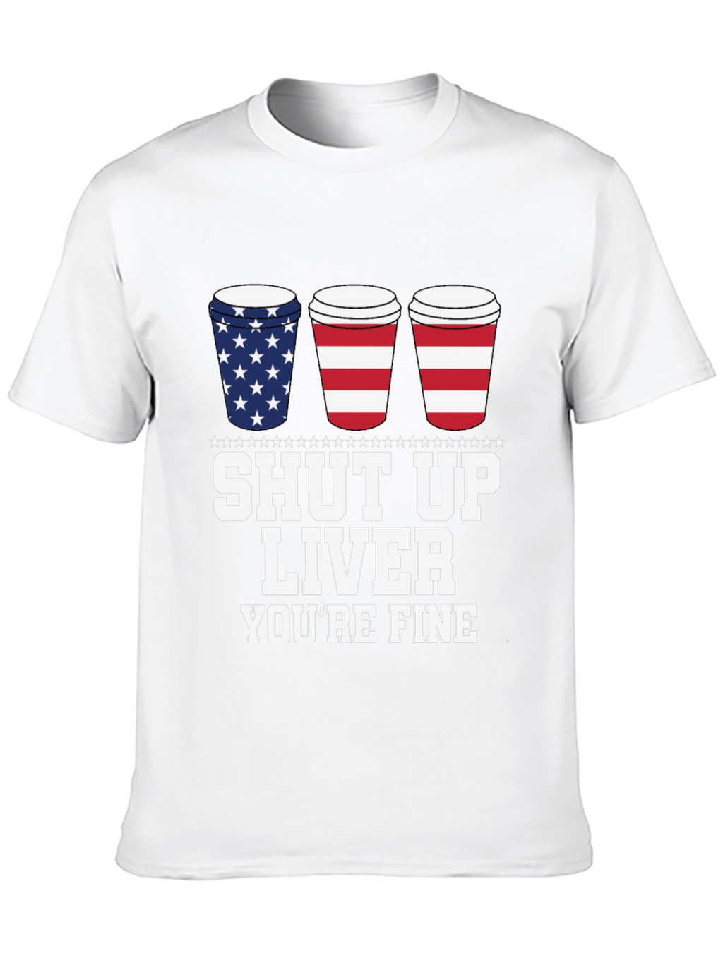 Shut Up Liver Youre Fine Black T-Shirt