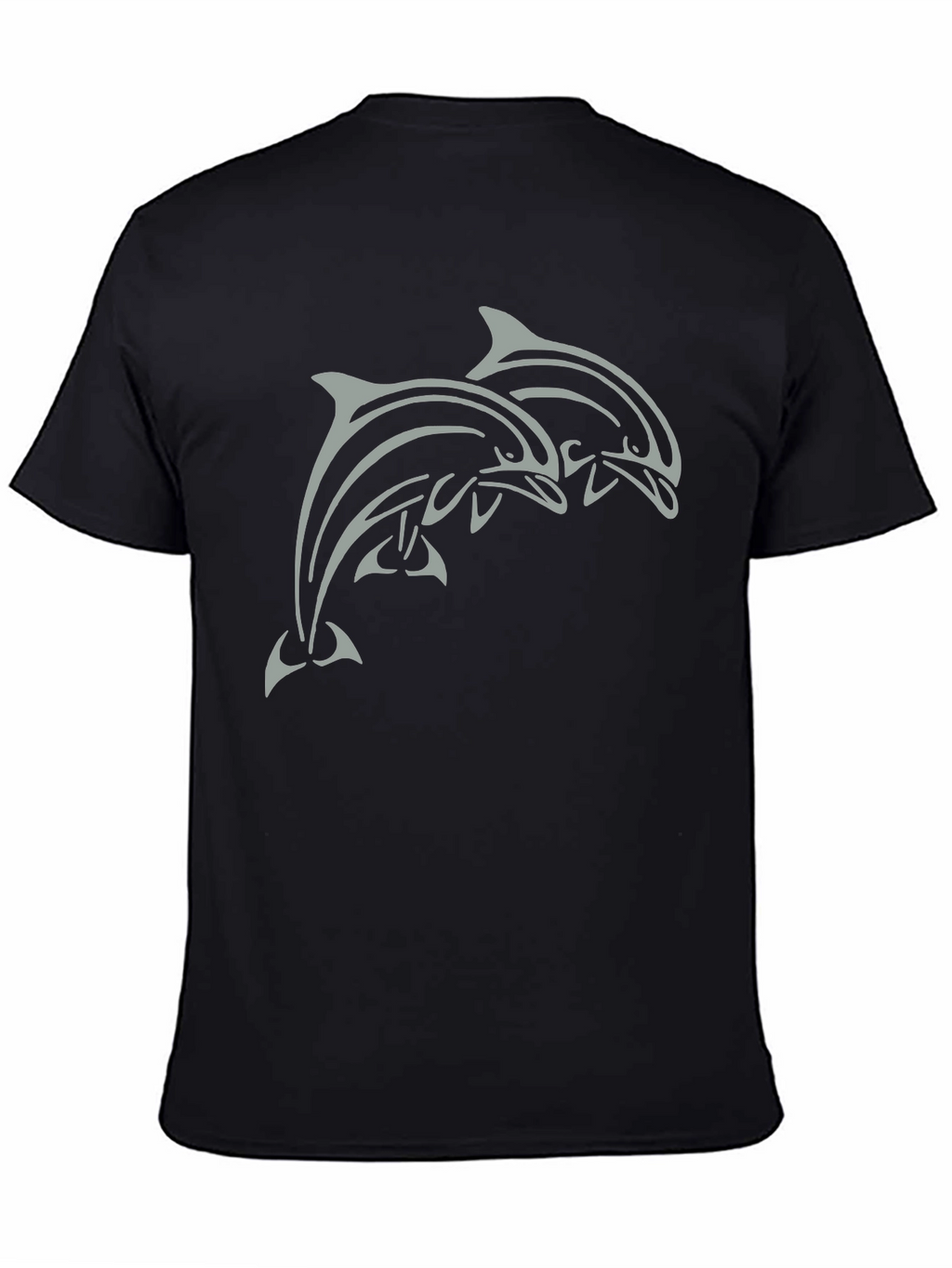 Dolphin Duo Black T-Shirt