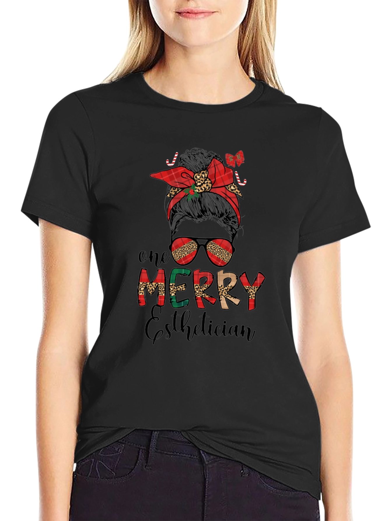 One Merry Esthetician Graphic T-Shirt
