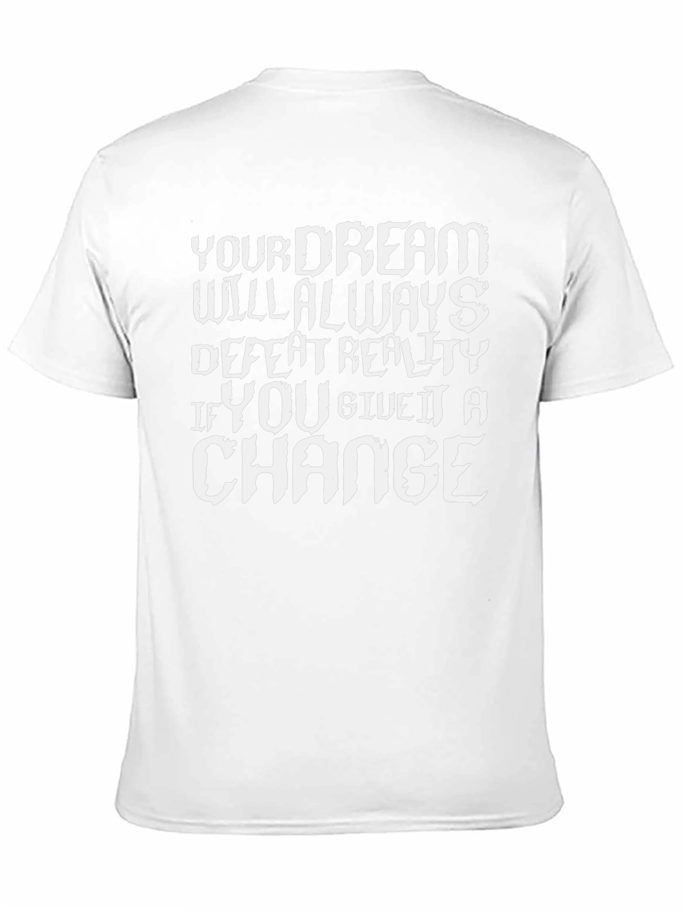 Dream Defeat Reality Graphic Tee - Black T-Shirt