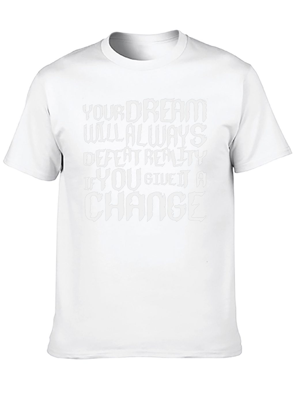 Dream Defeat Reality Graphic Tee - Black T-Shirt
