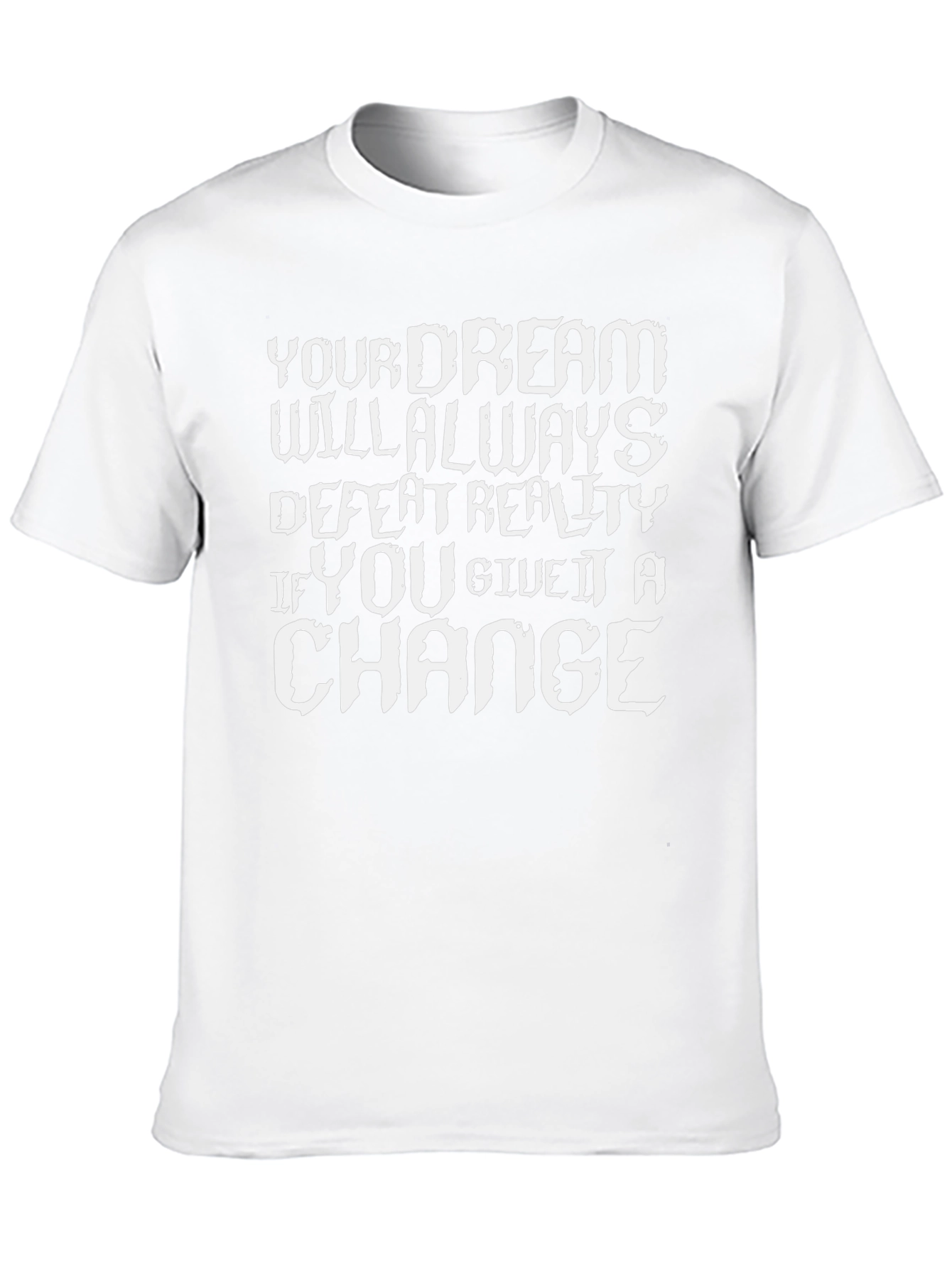 Dream Defeat Reality Graphic Tee - Black T-Shirt