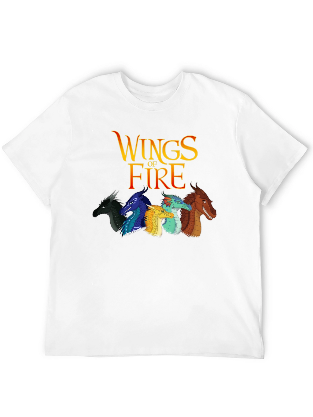 Wings of Fire Graphic Tee - Black Cotton Blend
