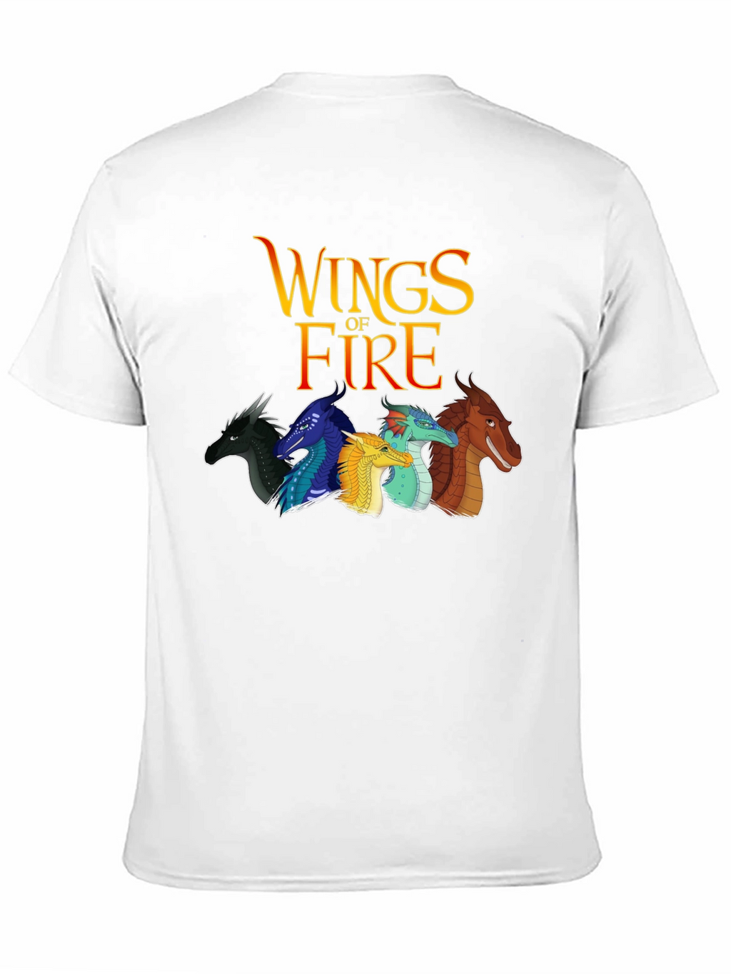Wings of Fire Graphic Tee - Black Cotton Blend