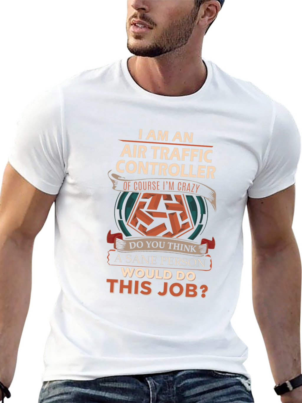 Air Traffic Controller Crazy Job T-Shirt
