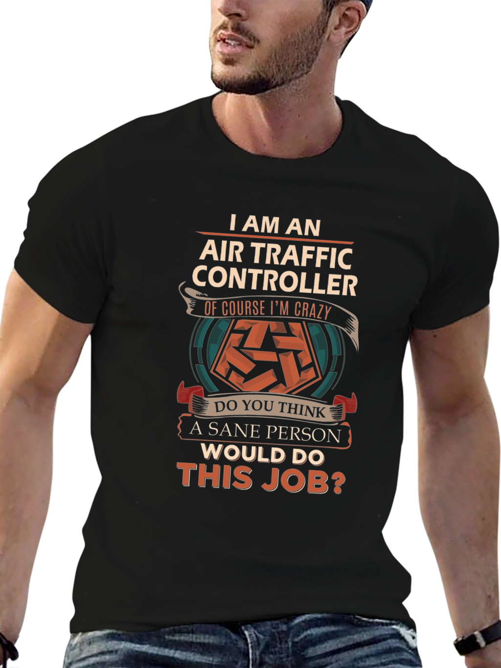 Air Traffic Controller Crazy Job T-Shirt