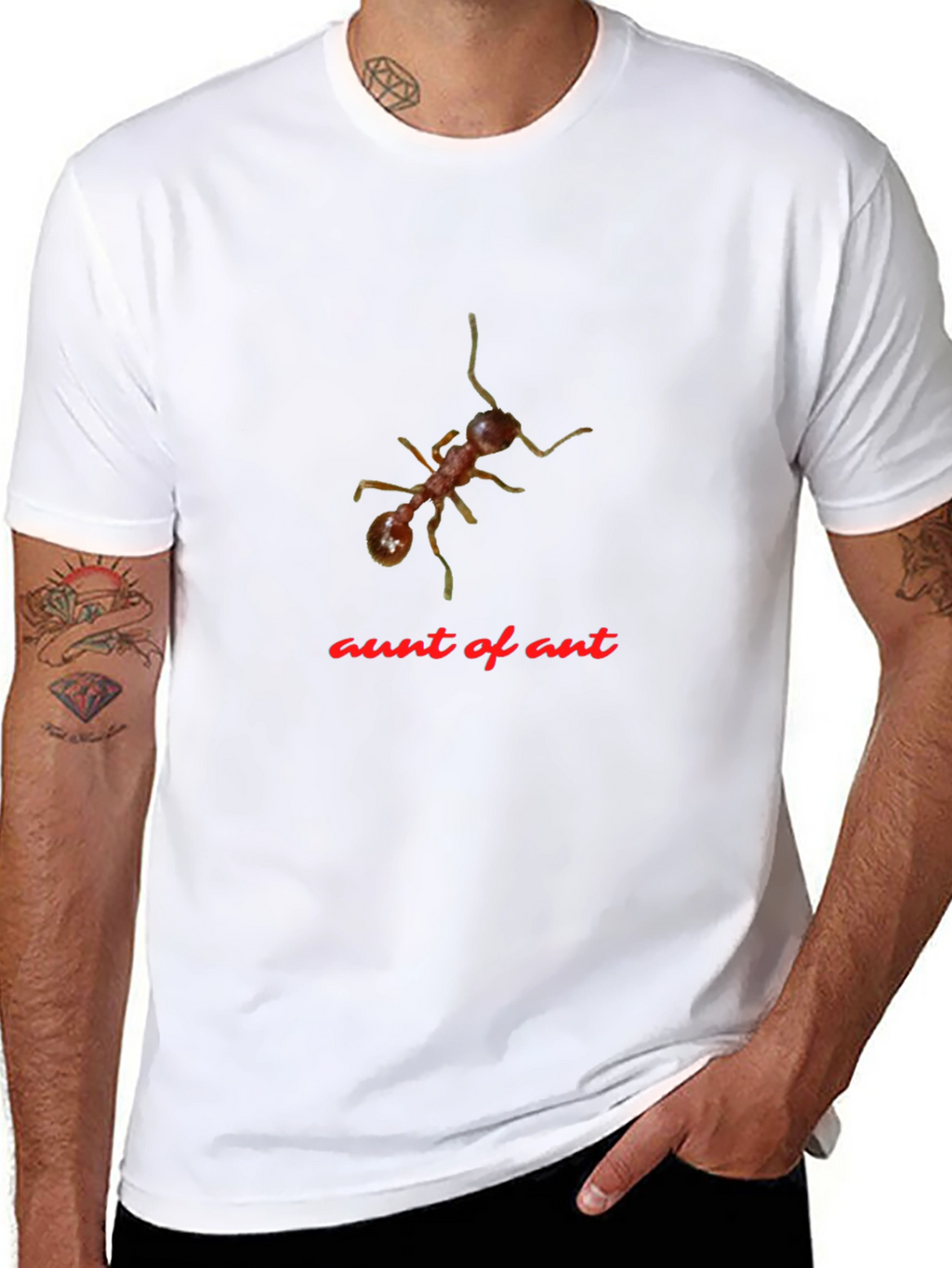 Aunt of Ant T-Shirt - Funny Insect Tee