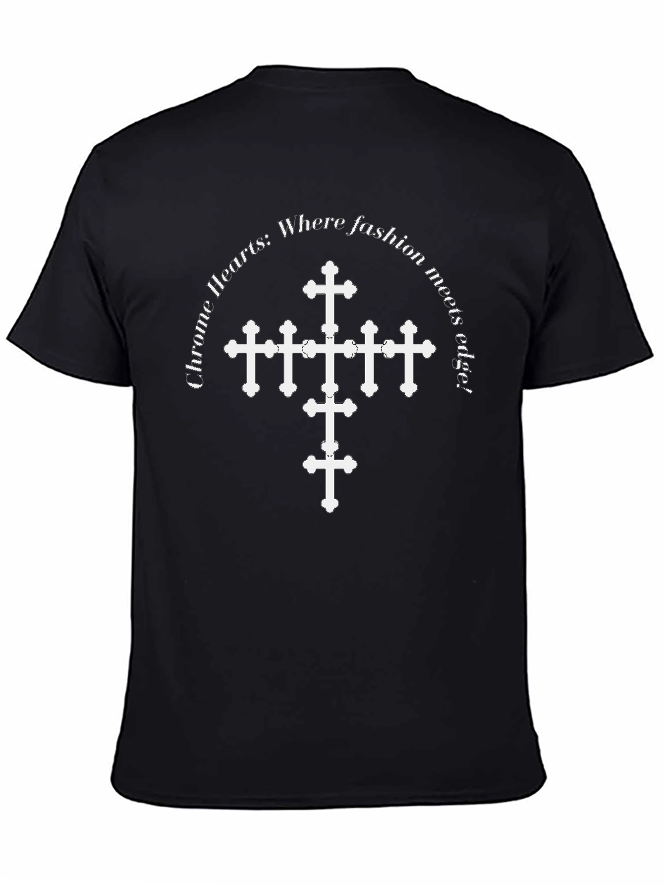 Chrome Hearts Style Graphic Tee - Fashion Meets Edge