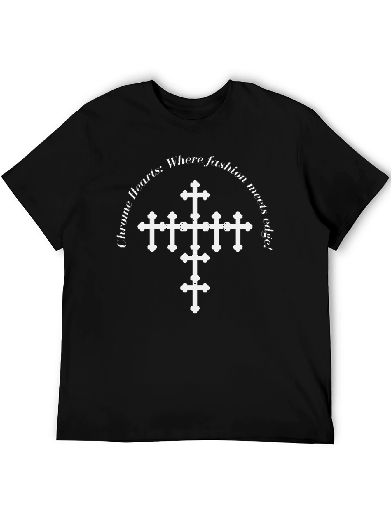 Chrome Hearts Style Graphic Tee - Fashion Meets Edge