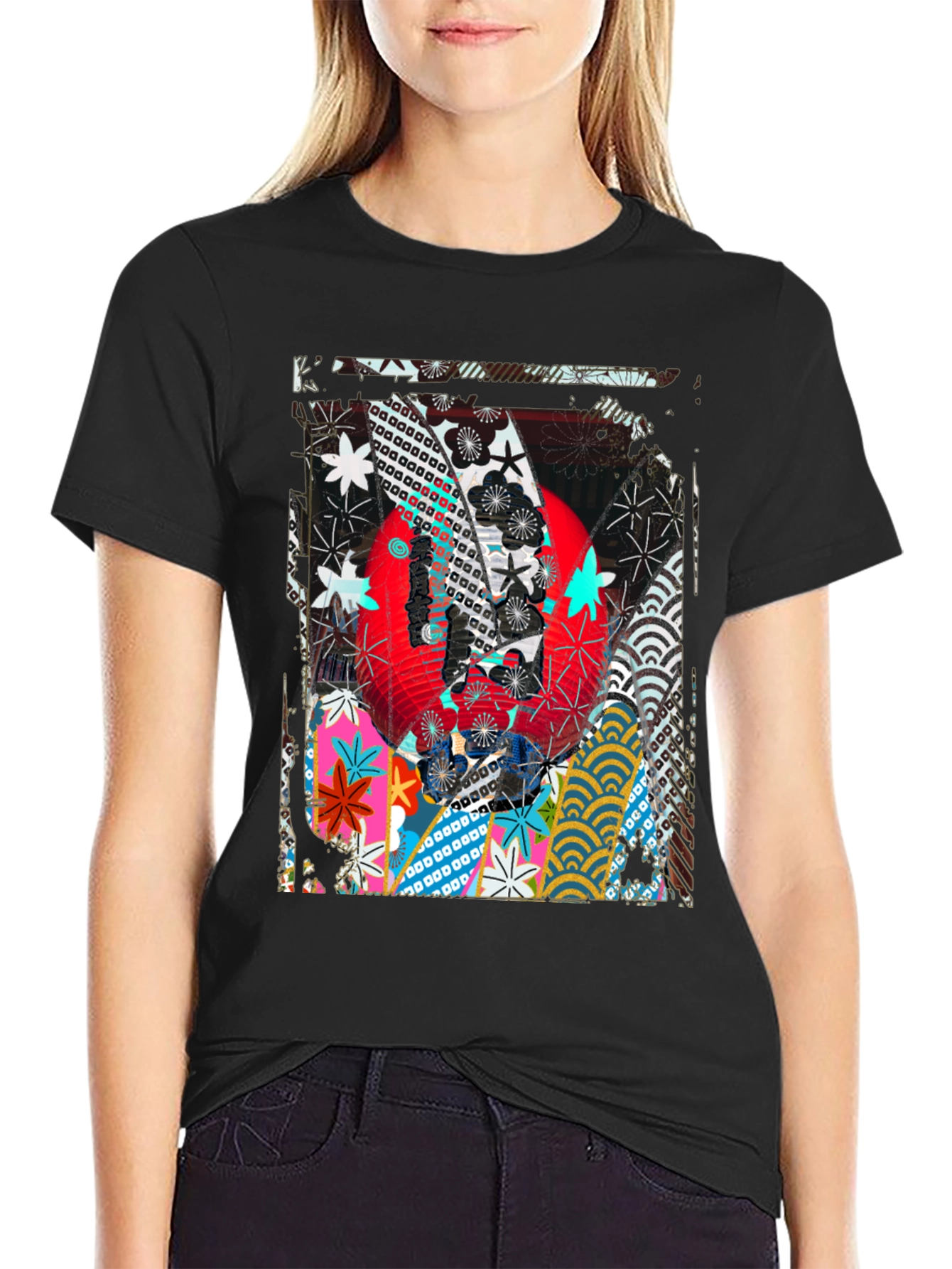Abstract Graphic Print T-Shirt
