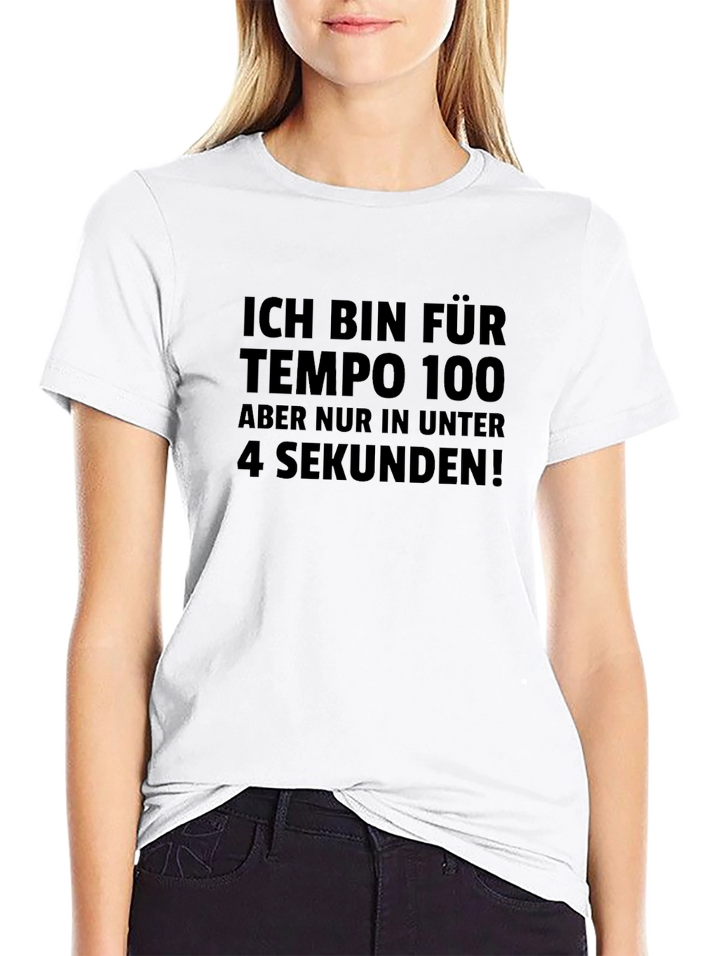 Tempo 100 T-Shirt - Fast Car Humor