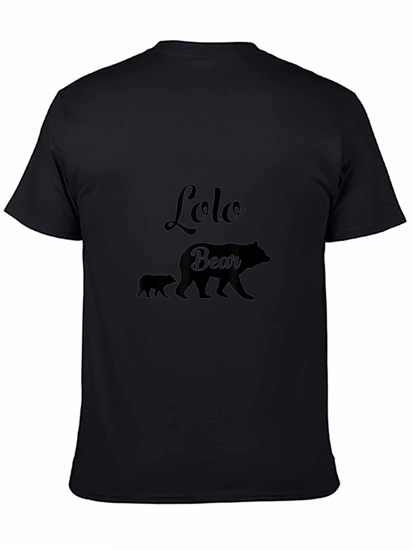 Lolo Bear Graphic T-Shirt - Black