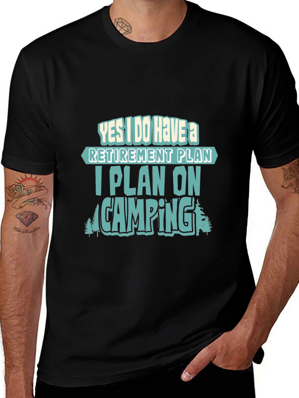 Retirement Plan Camping T-Shirt