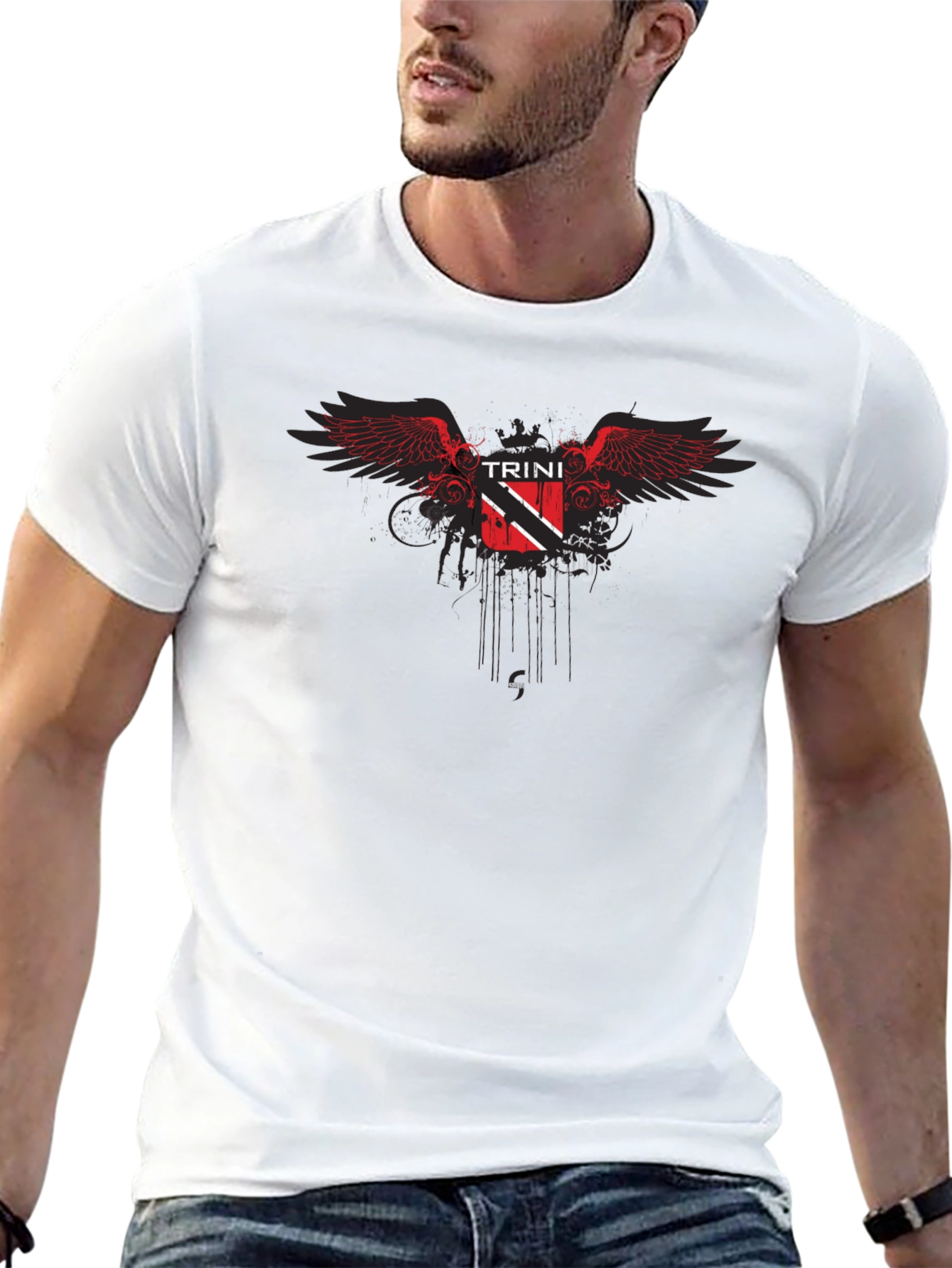 Trinidad & Tobago Flag Graphic T-Shirt