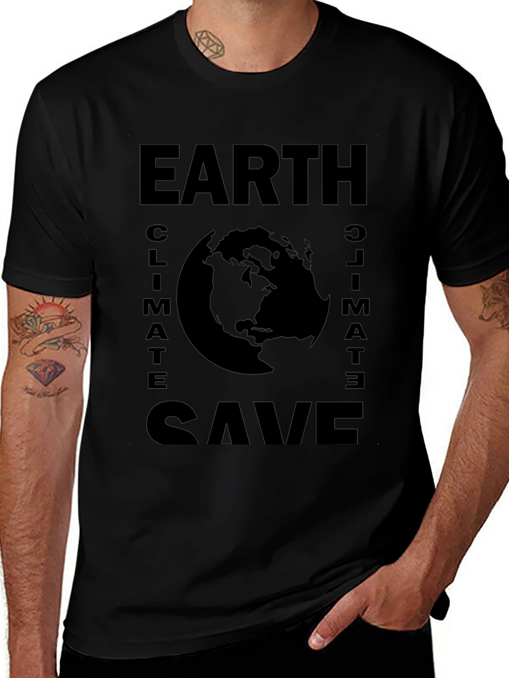 Save Earth Climate Change Graphic Tee