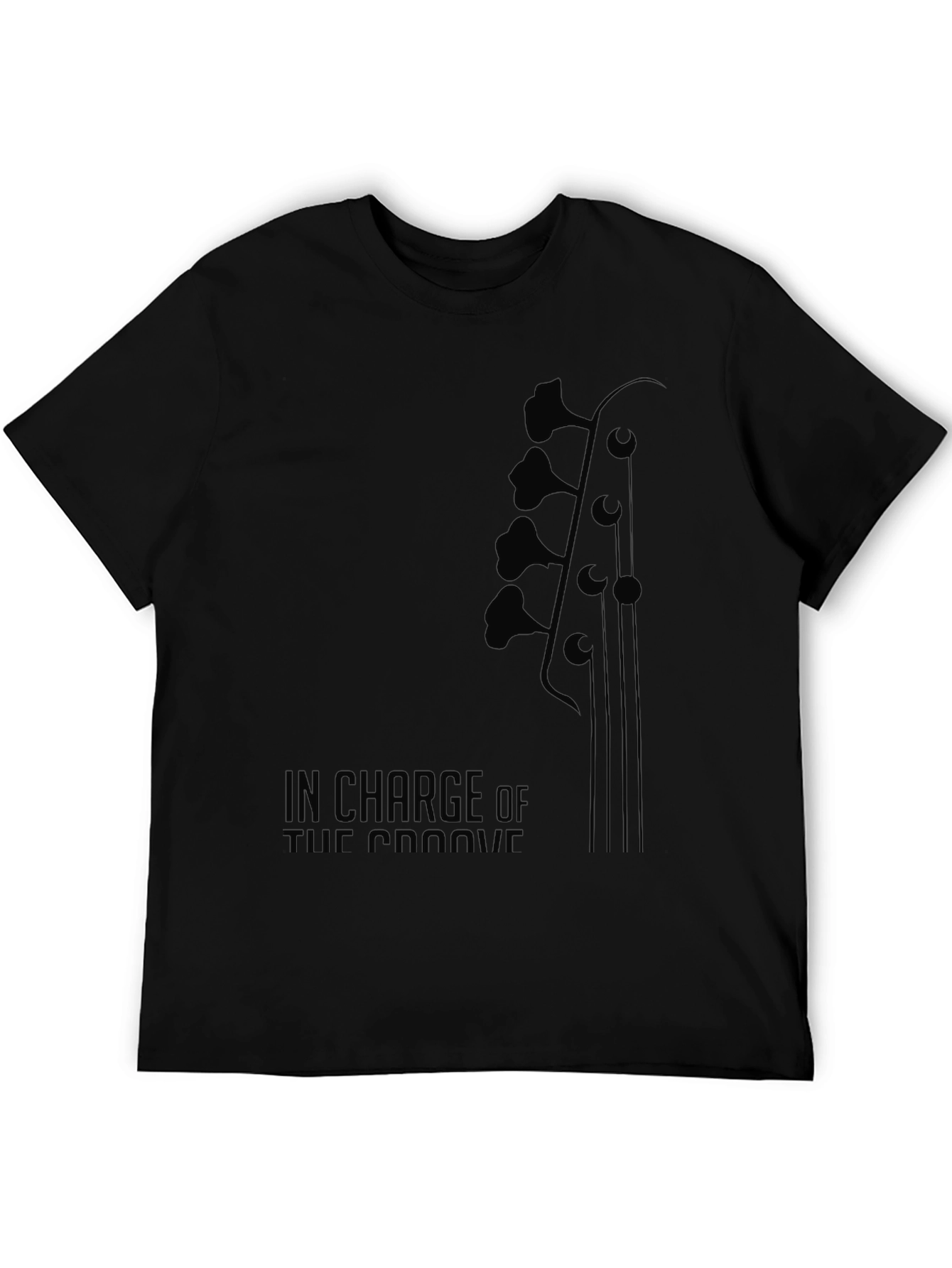 In Charge of the Groove Black T-Shirt