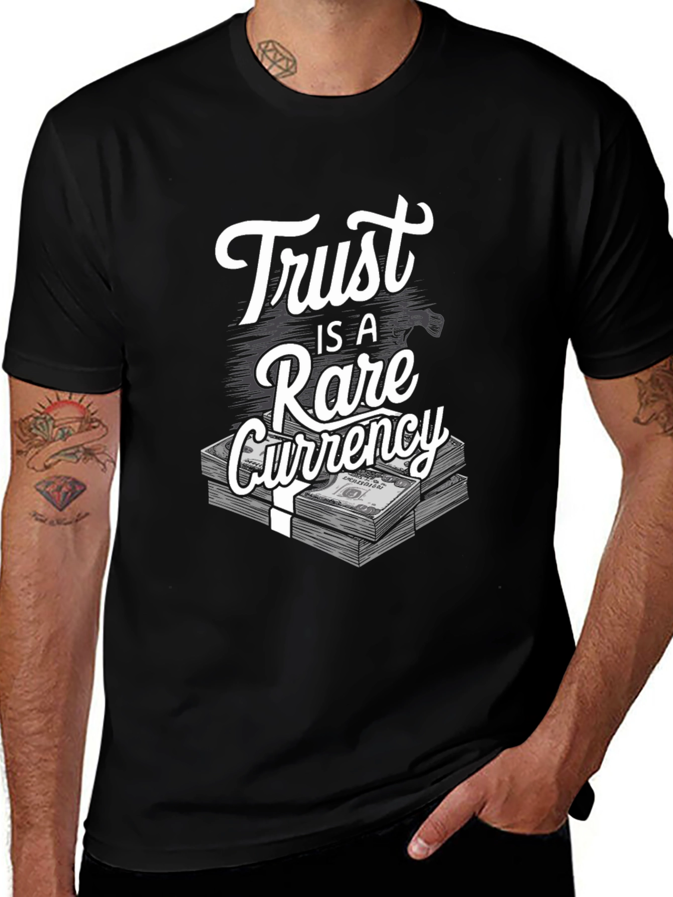Trust is a Rare Currency Graphic Tee