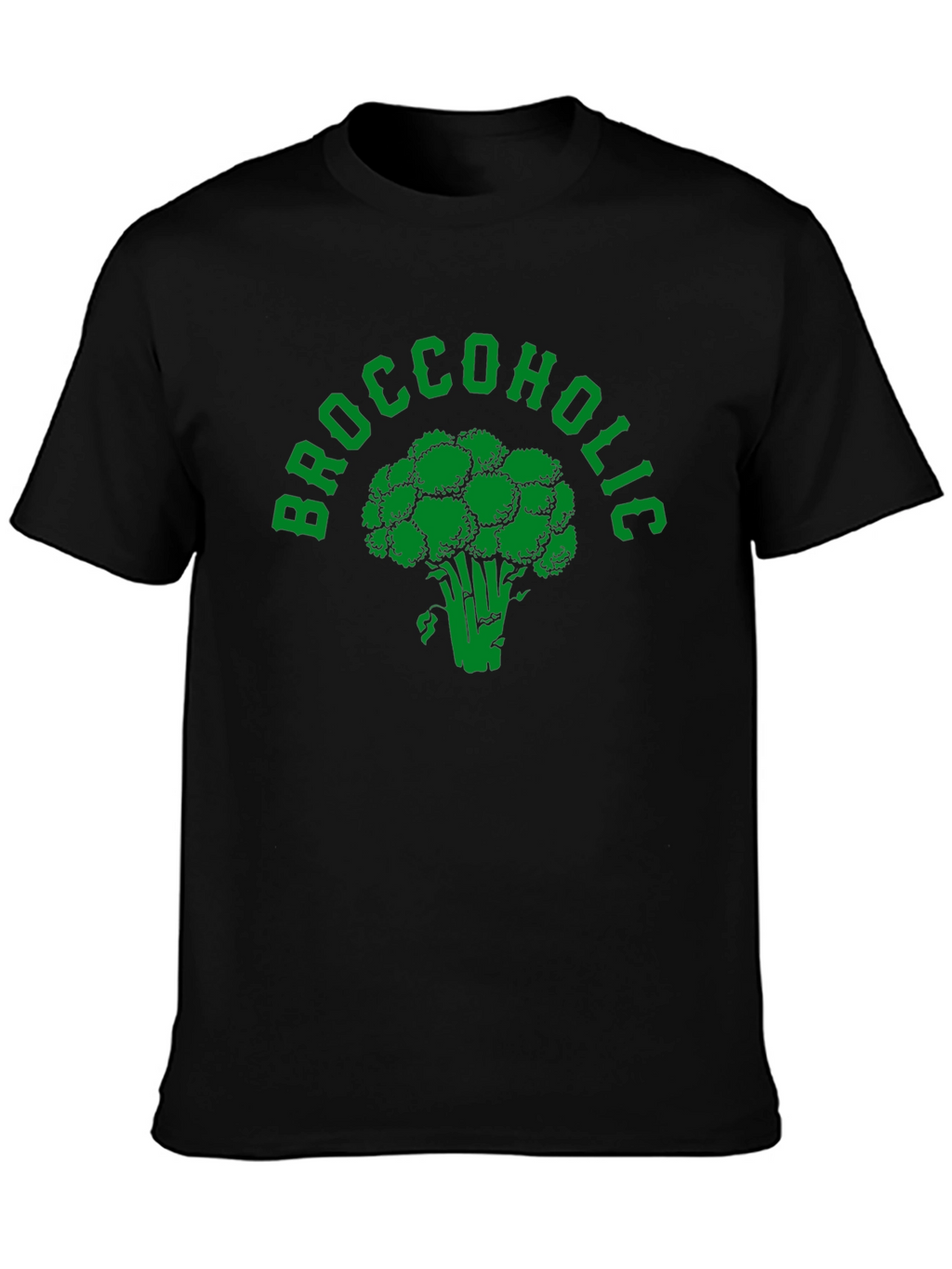 Broccoholic Graphic T-Shirt - Black