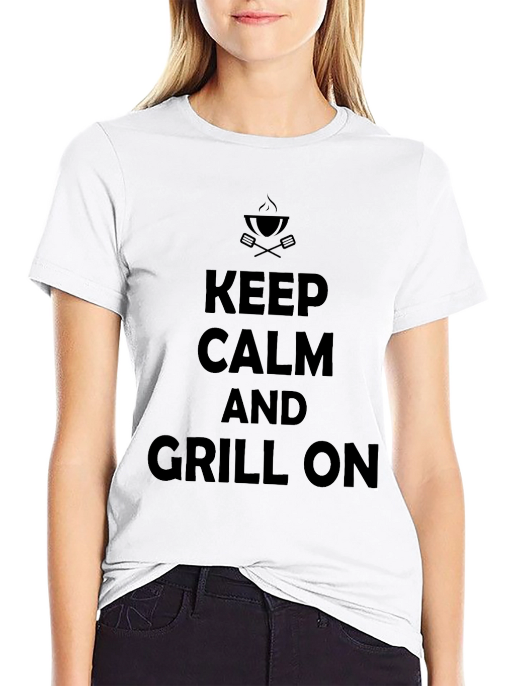 Keep Calm and Grill On T-Shirt