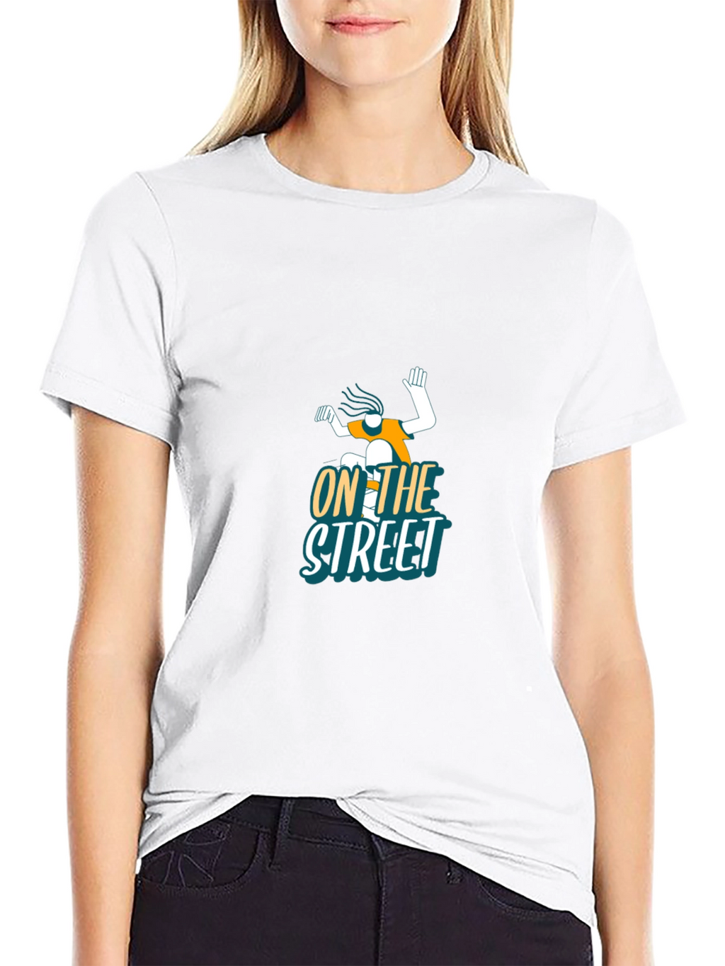 Cool On The Street Graphic Black T-Shirt